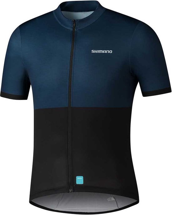 Shimano Element Jersey Met Korte Mouwen Blauw S Man