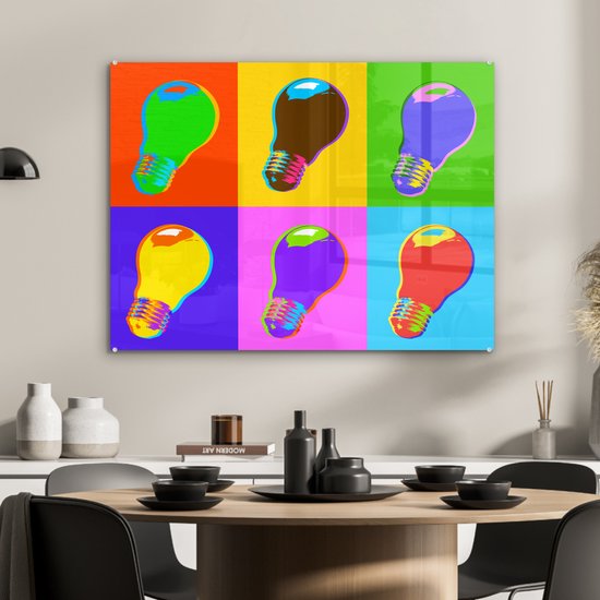 Peinture sur Verre - Pop Art Light - 80x60 cm - Peintures sur Verre Peintures - Photo sur Glas