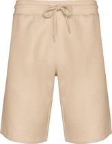 Biologische herenbermuda korte broek van sweatstof Wet Sand - L