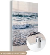 MuchoWow® Peinture sur verre 80x120 cm - Peinture sur verre acrylique - Mer - Plage - Été - Photo sur verre - Peintures