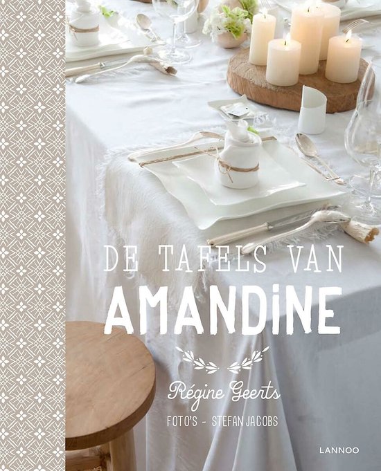 Cover van het boek 'De tafels van Amandine' van Regine Geerts