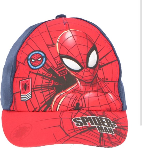 Spiderman Cap - Pet - Maat 53 cm