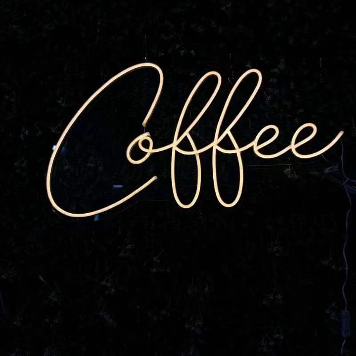Groenovatie LED Neon Verlichting Bord "Coffee" - Incl. Adapter - 80x44cm - Warm Wit