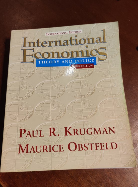 International economics, - cover
