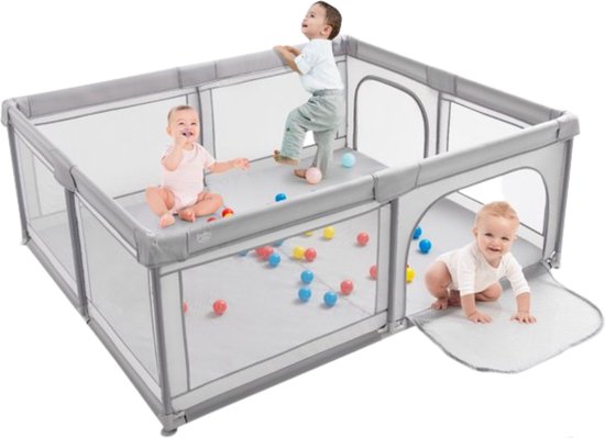 Modulaire Kinderbox Baby Box Rond Babybox Van Oxford-stof, Kleine Kinderbox Met Barrières, Grote Box Veilige Speelruimte Box Oxford Stof Box