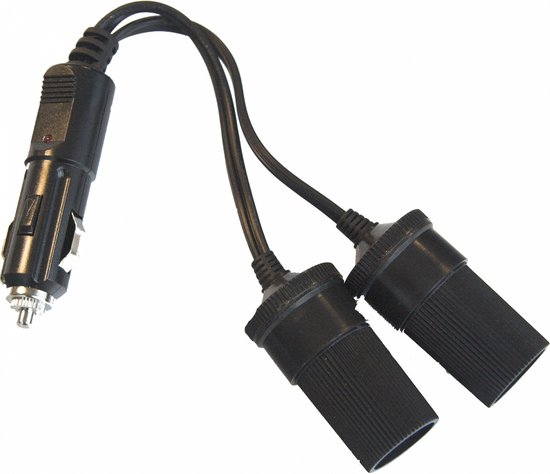 Adaptateur de chargeur de voiture double ports 3.1A Prise allume-cigare USB  12V / 25V Voltmètre