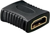 HDMI verloopstekker - Verguld - 4K Ultra HD - Zwart - Allteq