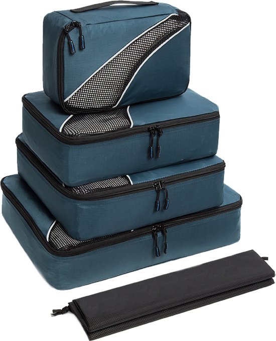 Packing cubes set compression - backpack koffer organizer - packing cubes - 5 stuks