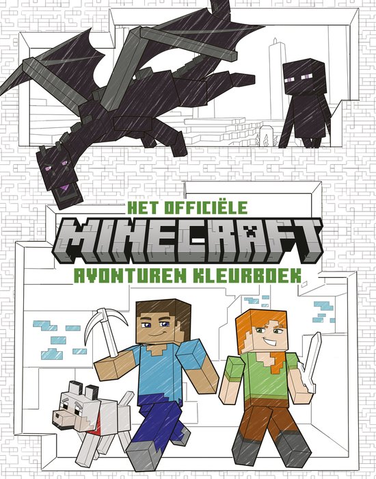Het officiële Minecraft avonturen kleurboek