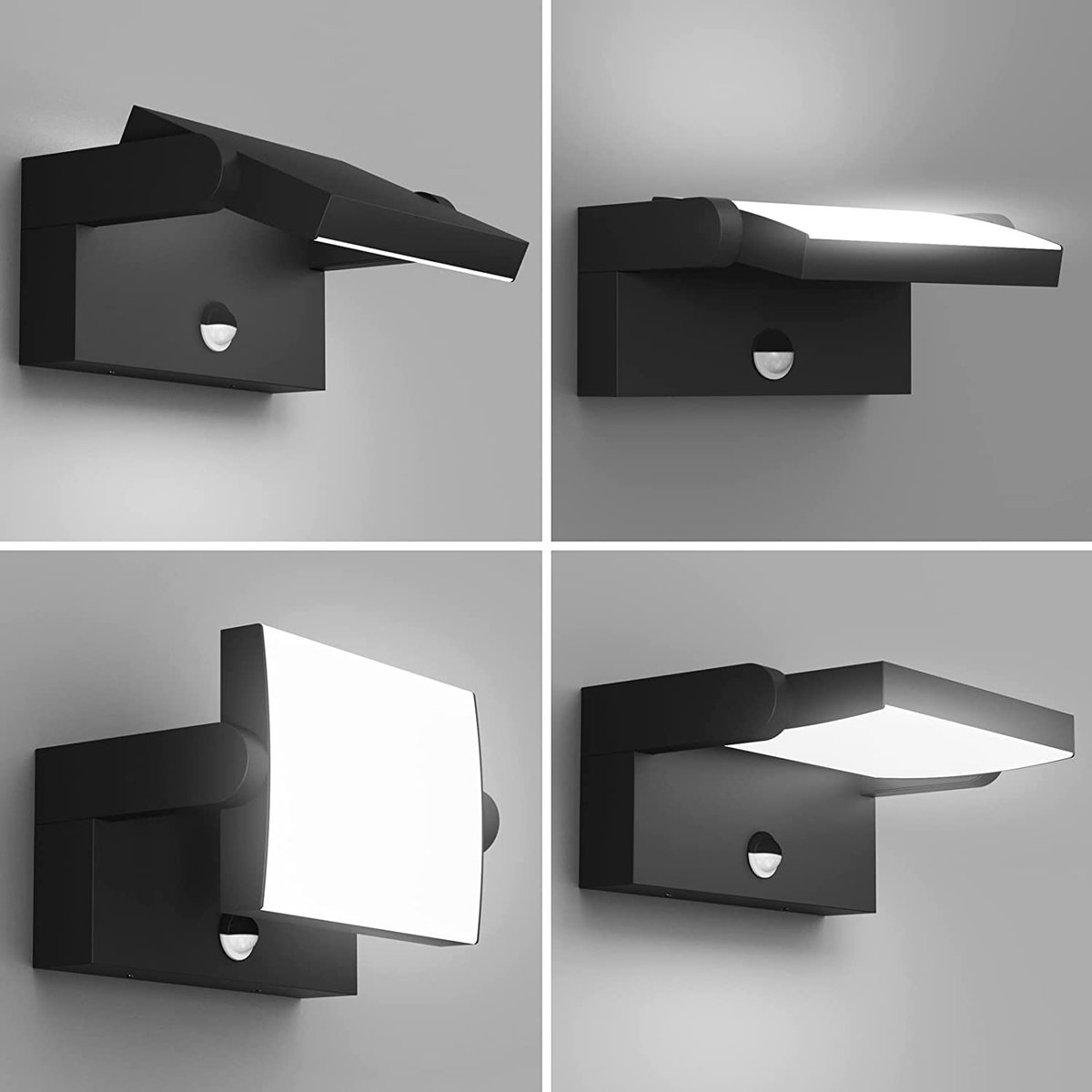 Klighten 45W buitenwandlamp buitenlamp wand, waterdichte IP65 wandlamp