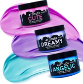 Attitude Hair Dye Teinture capillaire semi-permanente combi Babydoll pastel Trio Multicolore