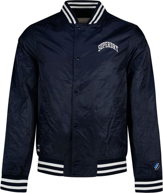 Superdry Classic Varsity Baseball Jas Blauw XL Man