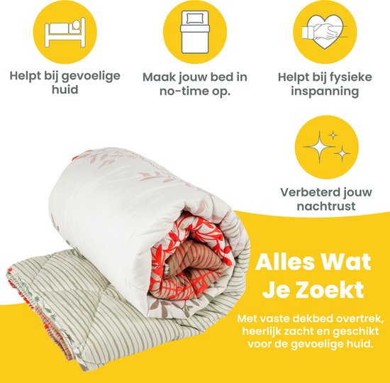 Sleep Comfy Vivid Dreams Vermilion All Year Dekbed Enkel