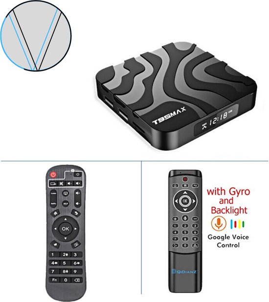 Iptv Box - Android Tv Box Avec Télécommande - Iptv Avec 18 GB De ...