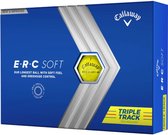 Balles de golf Callaway ERC Soft 2023 Triple Track - Jaune - Paquet de 12
