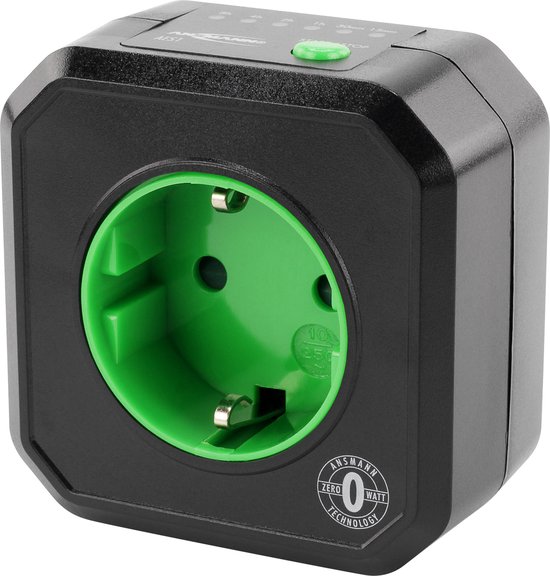 Basetech BT-2106308 Stopcontact-schakelklok Digitaal Weekprogramma 1800 W Ip44 Countdown Functie Toevalsfunctie 2106308