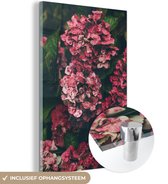Peinture sur Verre - Hortensia - Fleurs - Arbuste - 80x120 cm - Peintures sur Verre Peintures - Photo sur Glas