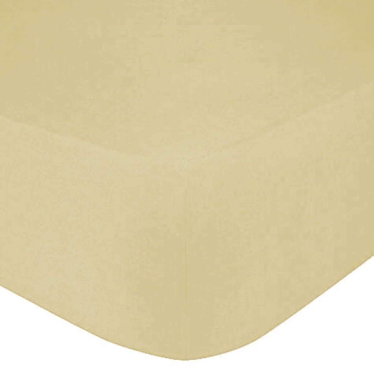 Dekbeddenwereld- hoeslaken- jersey- stretch- eenpersoons-90x200+30cm -geschikt voor boxspring- taupe
