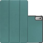 Hoesje Geschikt voor Lenovo Tab P11 (2e Gen) Hoesje Case Hard Cover Hoes Book Case - Donkergroen
