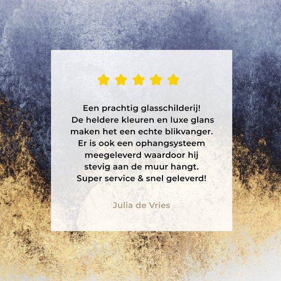 MuchoWow® Peinture sur verre 180x120 cm - Peinture sur verre acrylique - Abstrait - Or - Luxe - Photo sur verre - Peintures