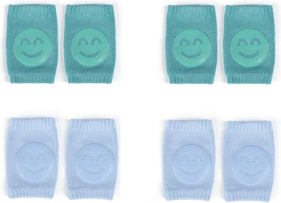 Gateo Antislip Kniebeschermers Peuters 0-24 Maanden Set Gateo Kniebeschermers Voor Baby's – 5 Paren, Antislip, Zachte Bescherming Voor Het Kruipen, 0-24 Maanden Uniseks Baby Accessoires