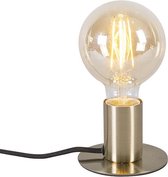 QAZQA facil - Art Deco Tafellamp - 1 lichts - H 70 mm - Goud/messing - Woonkamer | Slaapkamer | Keuken