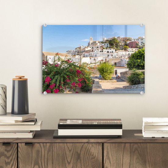 Peinture sur Verre - Ibiza de Jour - 30x20 cm - Peintures sur Verre Peintures - Photo sur Glas