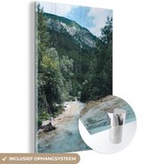 La rivière Soca sauvage dans les gorges de Tolmin dans le parc national du Triglav Plexiglas 20x30 cm - petit - Tirage photo sur Glas (décoration murale en plexiglas)