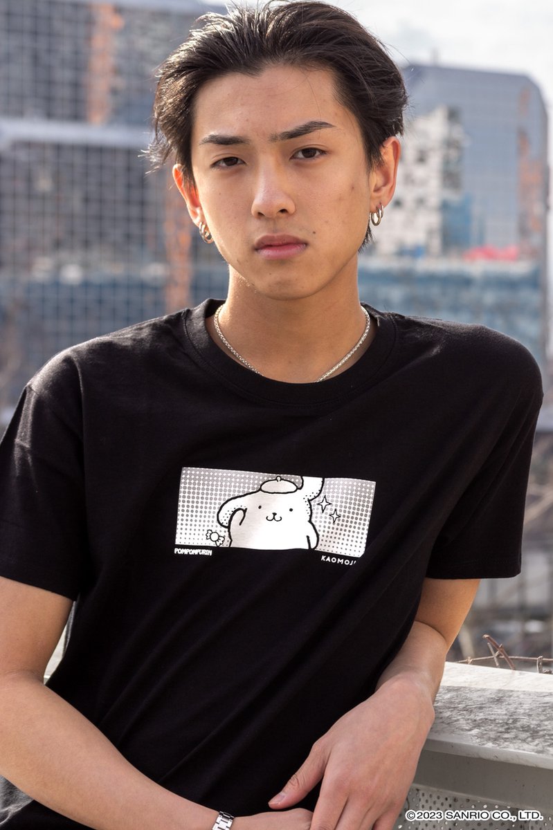 Pompompurin • T-shirt Black – Kaomoji ® Official