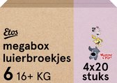 Etos Luierbroekjes - Woezel & Pip - Maat 6 - 16+ kg - Megabox - 80 stuks