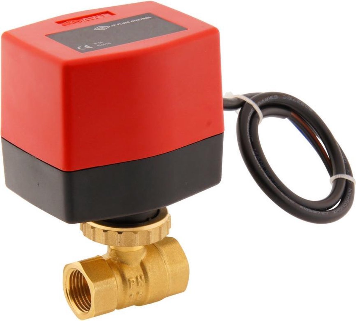 Elektrische Kogelkraan BW2 1/2'' 2-weg 24V DC relais - BW2-012-AW1-R024DC
