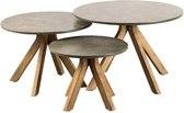 SUNS tuinmeubelen Bijzettafel Lagos | Rond | Groot