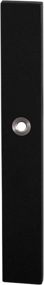 GPF Gatd links langschild XL rechth 282x40x8,5mm blind zwart