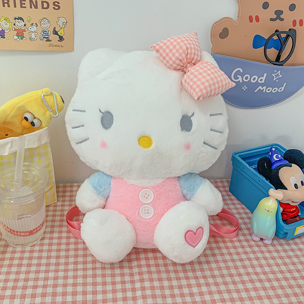 Hello Kitty - Tas - Sanrio - Kawaii - Cute - Anime - Plush - Bag - Fashion - School - Pink