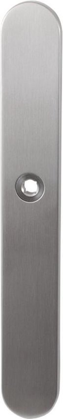 GPF Partie trou gauche plaque arrière longue XL arrondie 282x40x8,5mm PC72