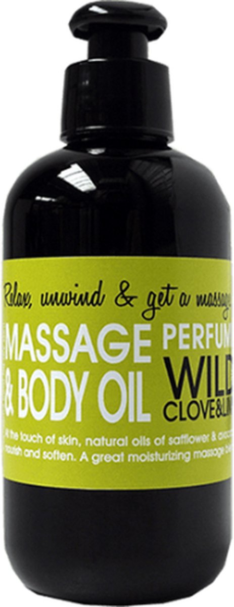 Goedkoopste Just No Nonsense - Massage en Body olie - Wild Clove & Lime- 200ml