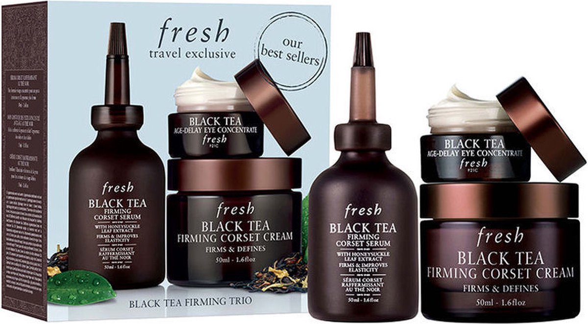 Fresh Black Tea Firming Trio 2x50ml + 15ml Travel exclusive