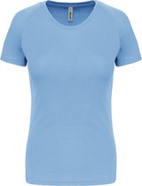 Damessportshirt 'Proact' met ronde hals Sky Blue - XS