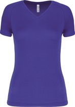 Damesportshirt 'Proact' met V-hals Violet - S