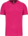 Herensportshirt 'Proact' met V-hals Fuchsia - 3XL