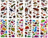 METIWA - 160 Stickers Dino - 12 Stickervellen Dinosaurus - Verschillende Sets - Dino Stickers - Stickers Kinderen