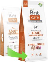 Brit care adult medium breed lam en rijst 12kg