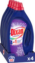 Dixan - Fresh Lavender - Vloeibaar Wasmiddel - Gekleurde Was - Voordeelverpakking - 4 x 32 Wasbeurten