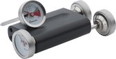 Landmann - Thermomètre BBQ - Set de 4 pièces - avec support en plastique ABS - 2 pour volaille et 2 pour boeuf - Acier inoxydable - Thermomètre grill