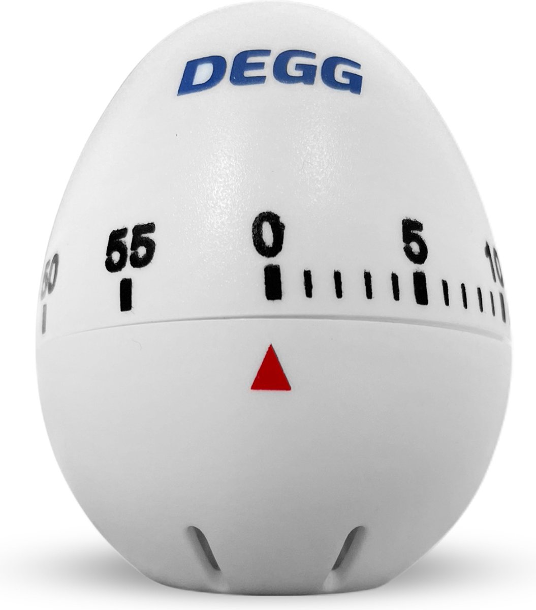 DEGG® - Eierwekker - Kookwekker analoog - Keukenwekker - Egg timer - Kookwekker mechanisch - Timer - Duurzaam