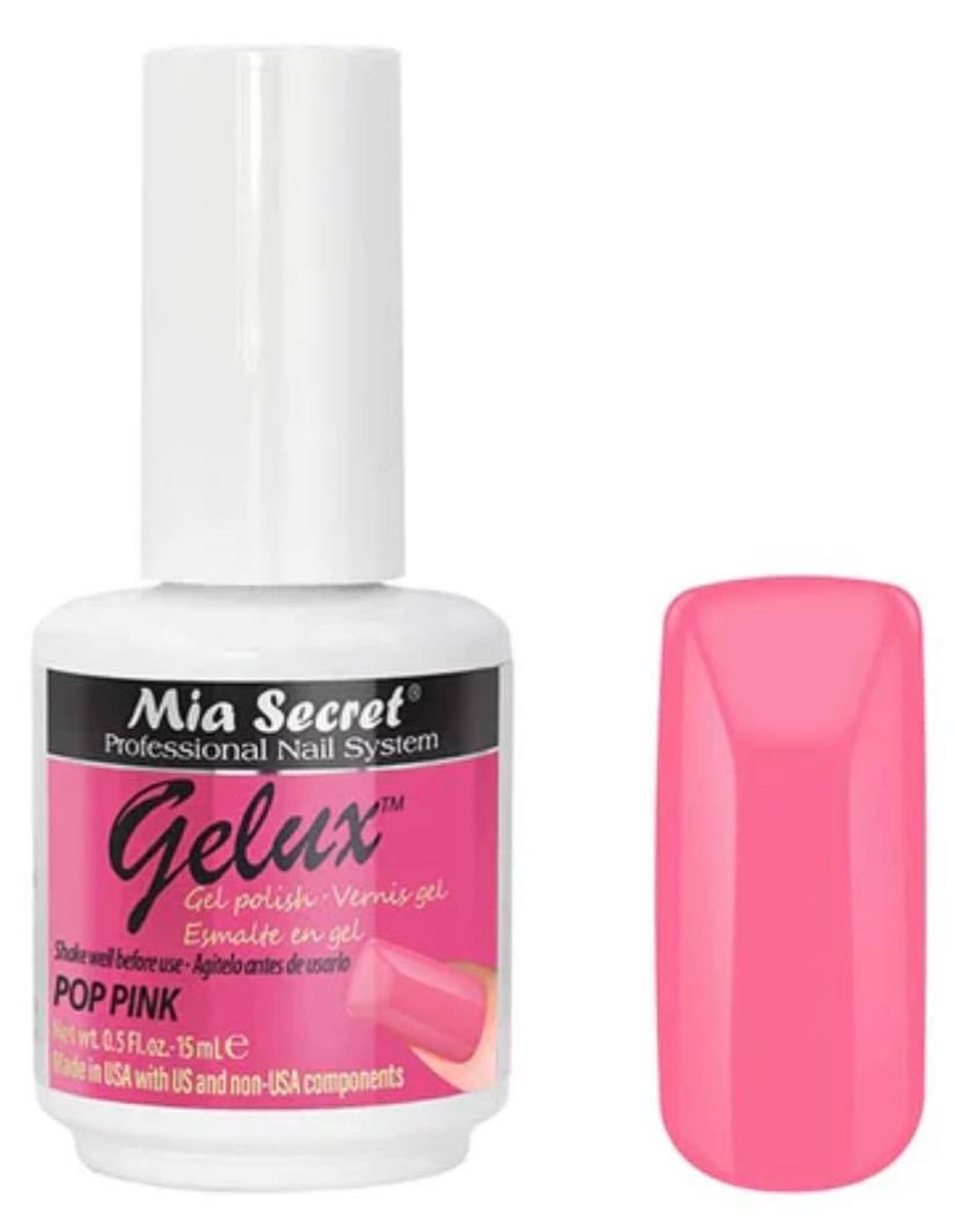Mia Secret UV/LED GELUX Gellak Gel Nagellak 14.80 ml - Pop Pink