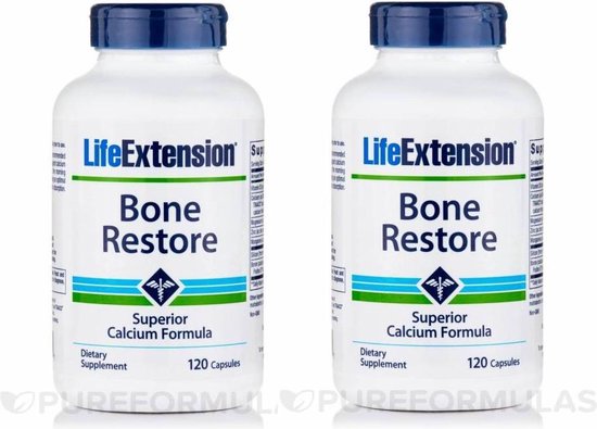 Bone Restore, 120 Capsules, 2-packs | bol - Life Extension Bone Restore Side Effects