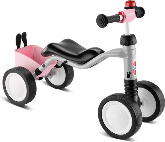 PUKY WUTSCH LOOPFIETS VOOR KINDEREN VANAF 1,5 JAAR IN ZILVER EN ROZE van Puky — afbeelding 4