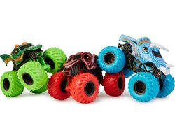 Monster Jam - Charged Beasts - 3 Trucks - Speelgoedvoertuig - Schaal 1:64