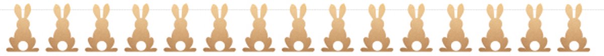 Bunny Slinger Pasen (15x178cm)